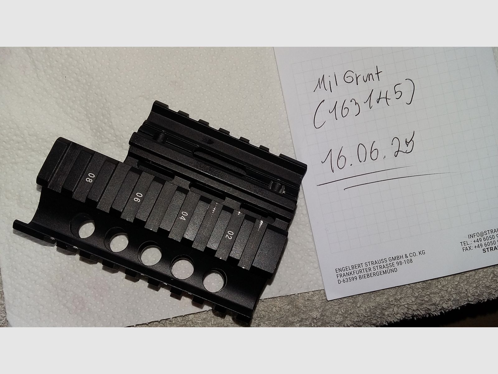 Vector Optics AKSU/Draco RIS Picatinny Handschutz, Quadrail