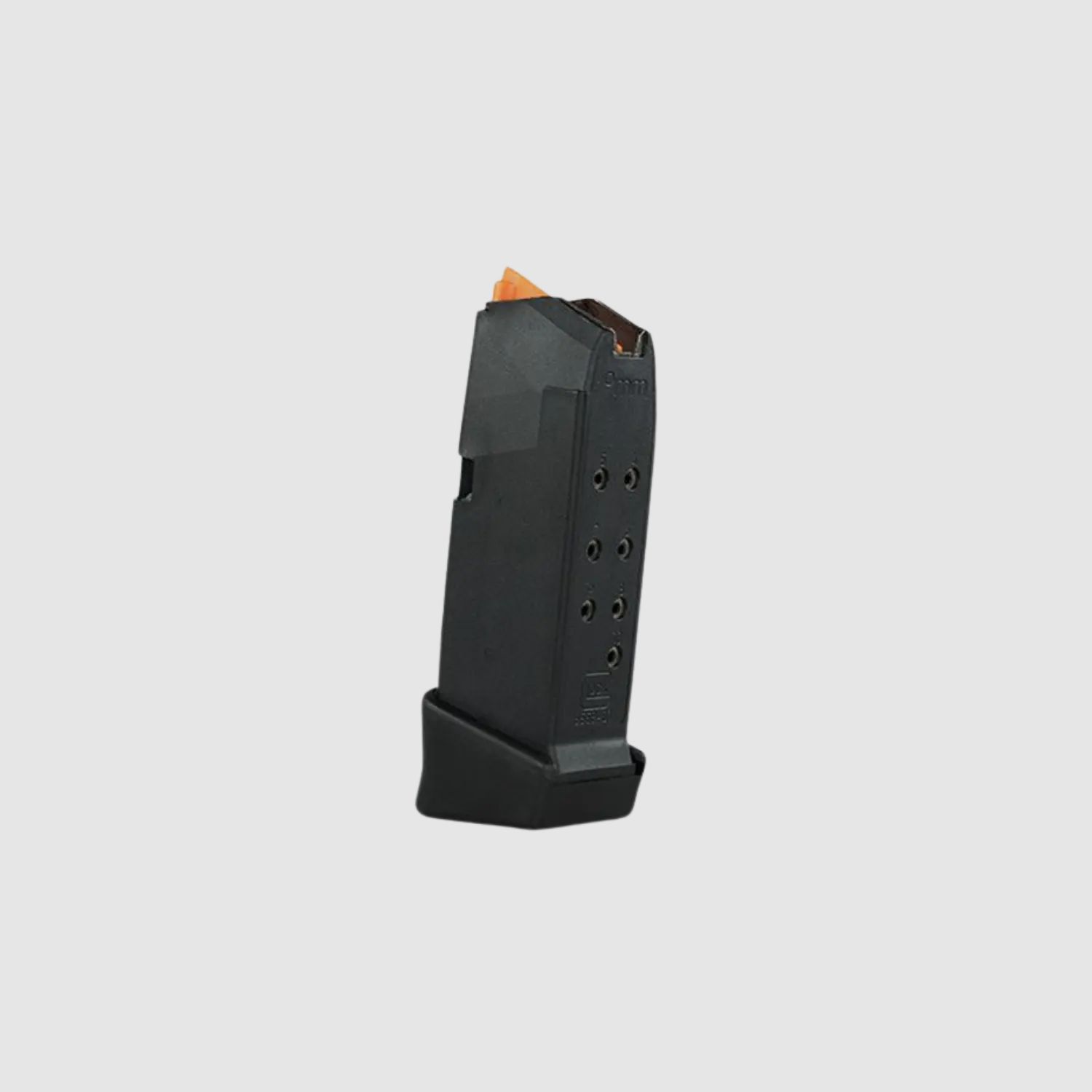 Glock 26 Magazin Kaliber 9mm Luger 12 Schuss Orange