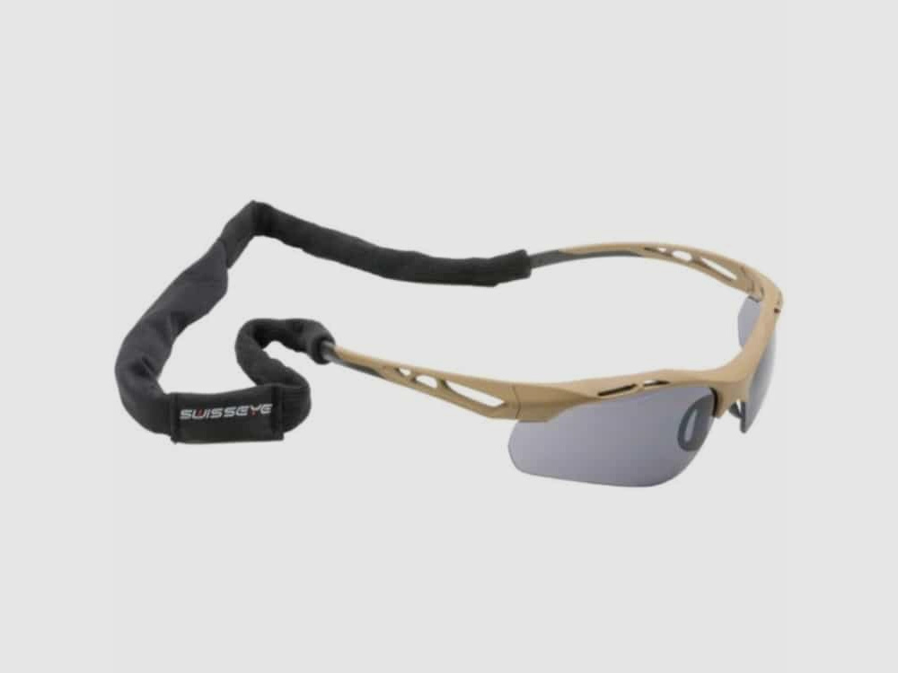 SwissEye E-TAC Universele Brillenband / Hoofdband (zwart)