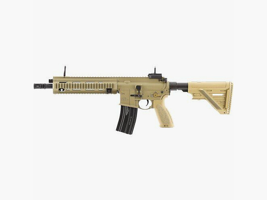 Heckler & Koch HK416 A5 Sportsline EyeTrace 6 mm, S-AEG, < 1,3 J, grünbraun
