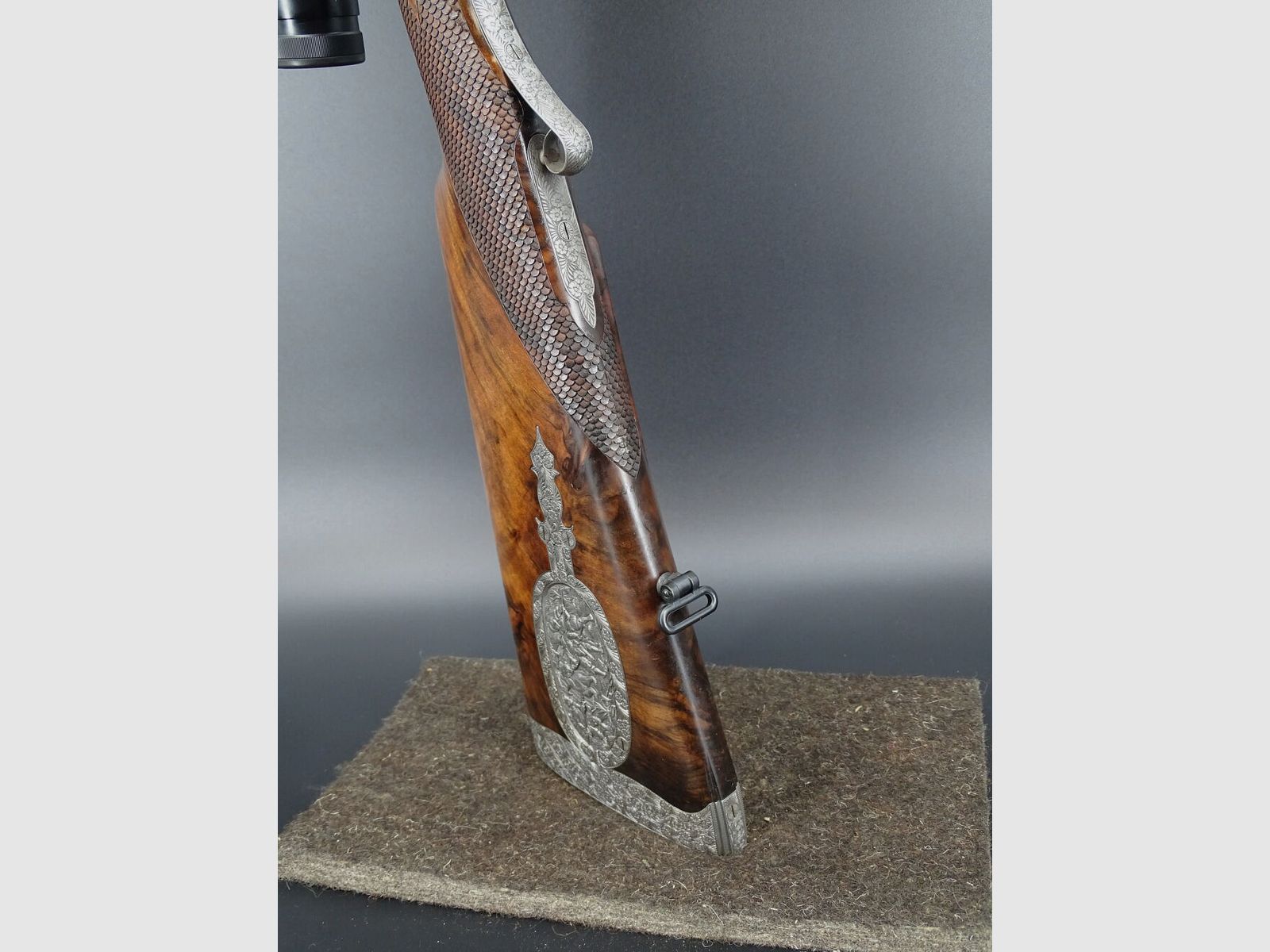 Drilling Franz Sodia Goldeinlagen Gravuren Schuppenfischhaut Sammlungsauflösung