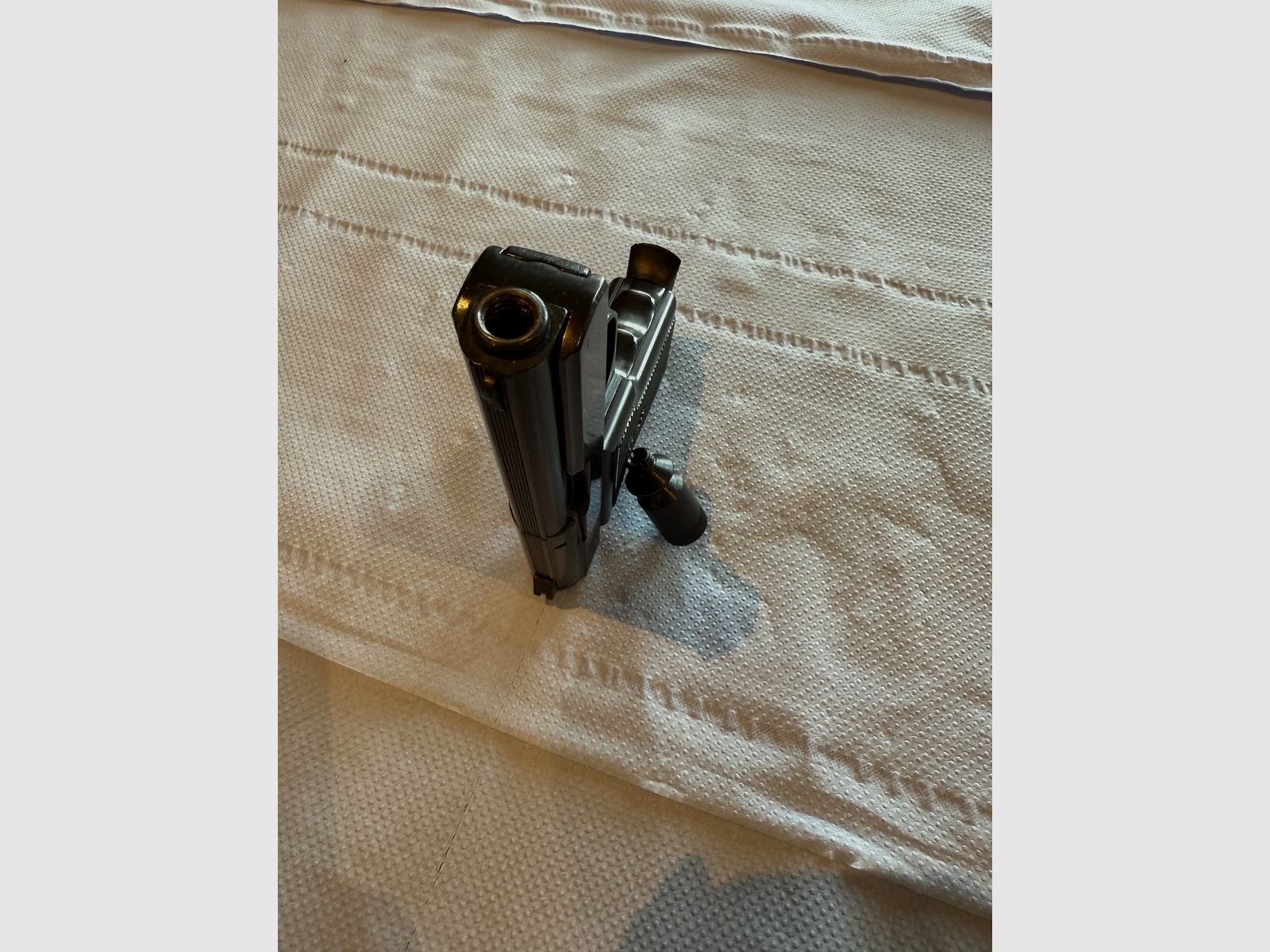 SM Rhöner SM 80 – Klassische Schreckschusspistole im Kaliber 8mm P.A.K. (PTB 267, Beschuss KC 1992)