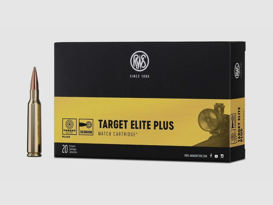 RWS TargetEliPlus 9,3g/143grs à20 6,5x55 SE