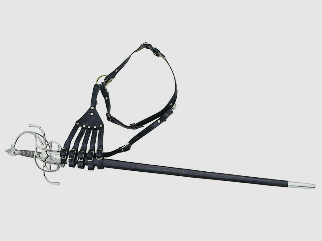 Tragegurt fĂĽr Rapier aus Leder