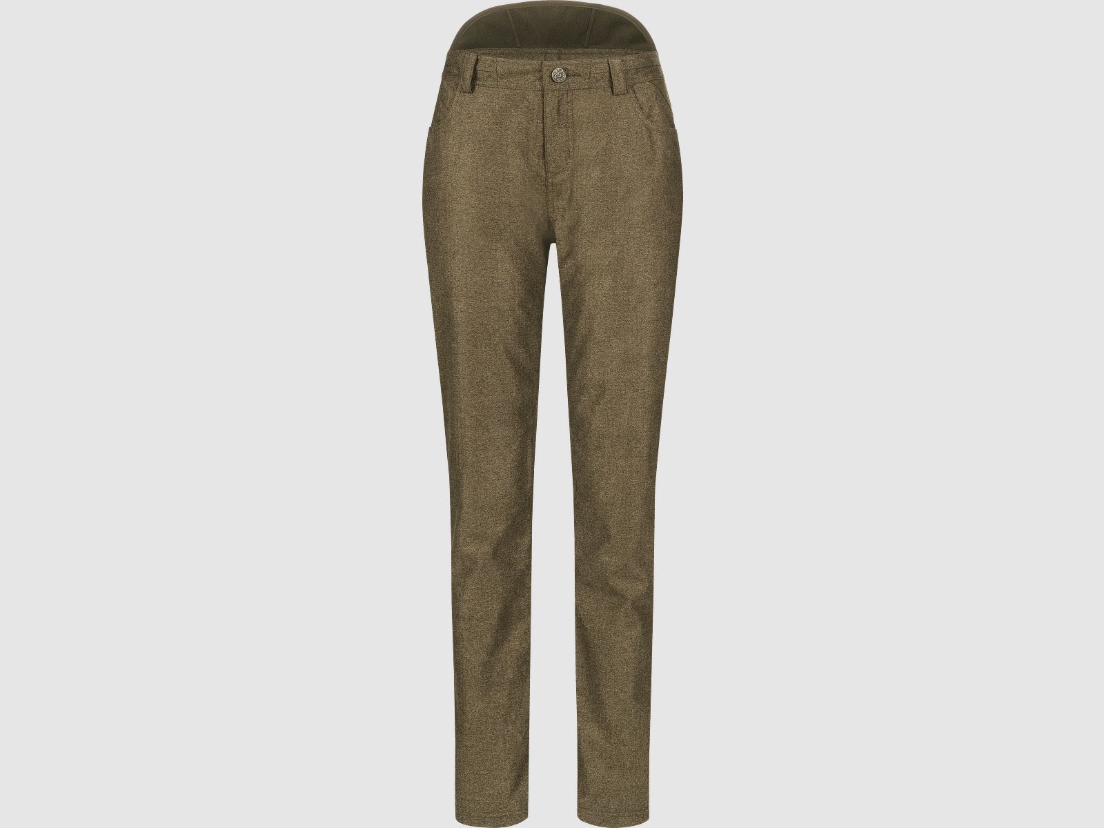 Damen Vintage Celina Hose Dunkelbraun Mélange Dunkelbraun Mélange 40