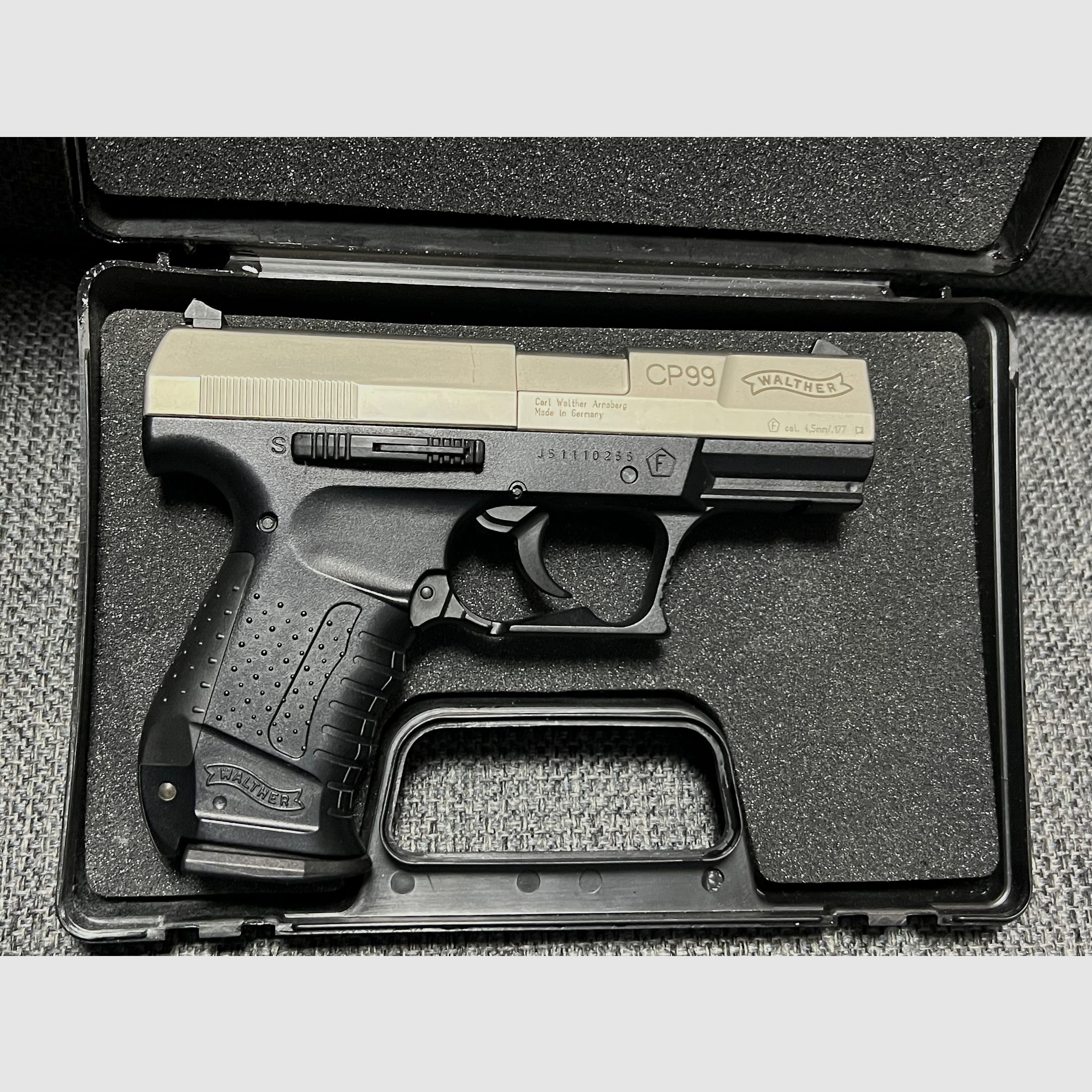 Umarex Walther CP99 glissière nickelée Neuf OVP