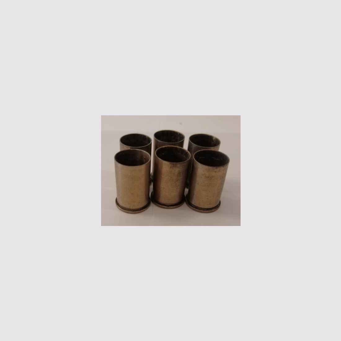 Set aus sechs gebrauchten leeren Hülsen für 11MM 1873 / 1874 – TBE – Gute Qualität – nachladbar, Bild 1 von 6