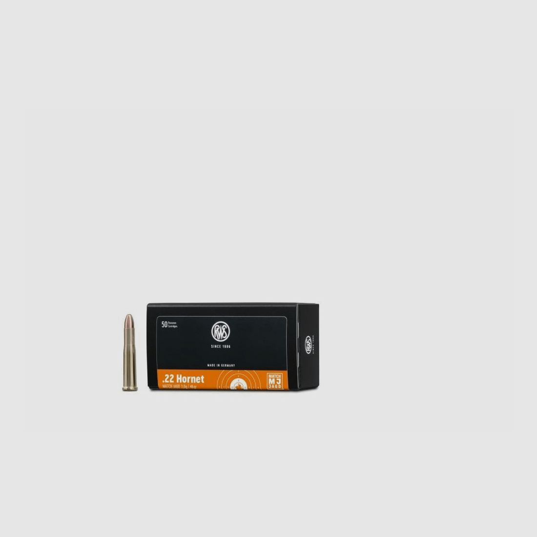RWS HS/HP 3g/46grs - MJ - 50er .22Hornet