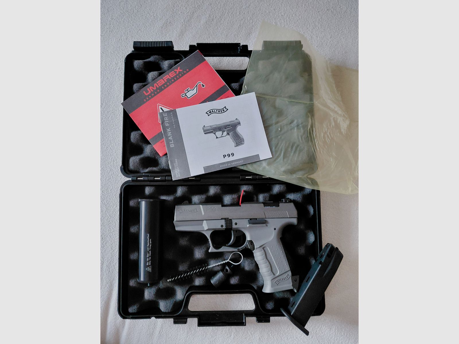 Walther p99 sv Grigio 9mmPAK