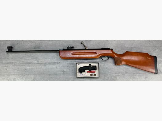 Haenel Mod. 311 Luftgewehr 4,5mm Diabolo mit Original Diopter (+Set) und Kimme, Tragetasche