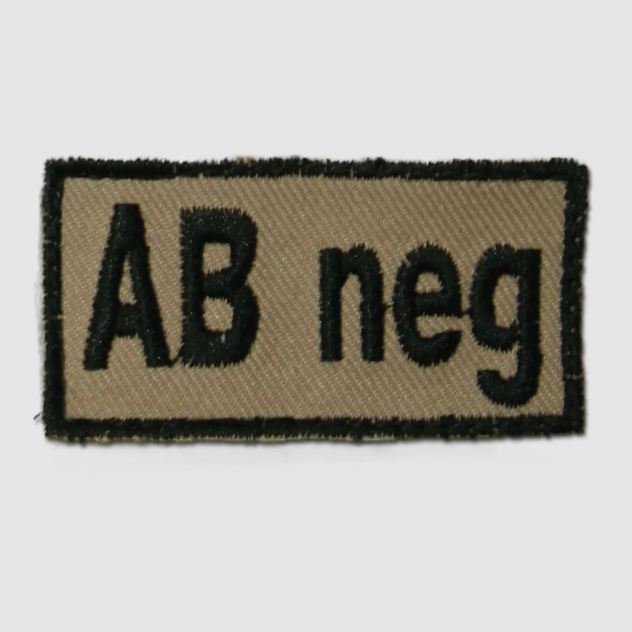 ASMC ASMC Odznaka Bloodpatch AB neg Velcro - Oliwkowy