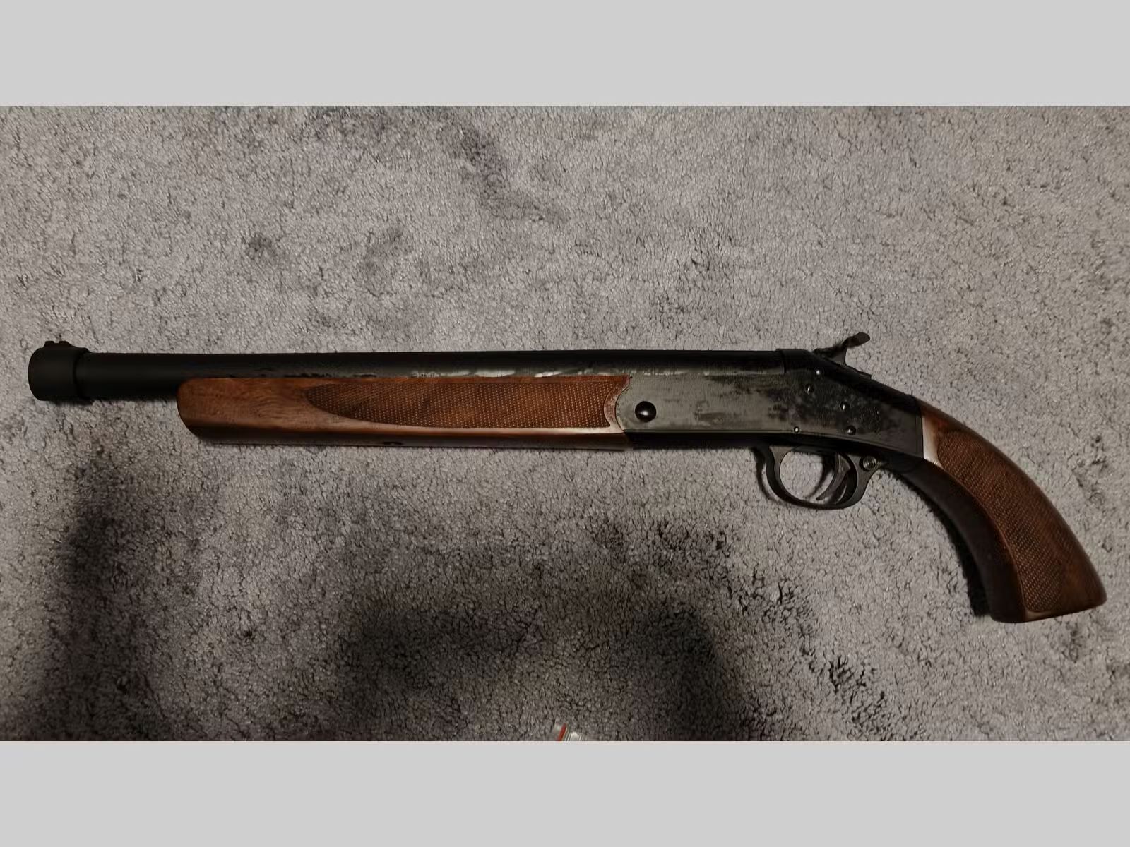 MWM Gillmann VOLLSTAHL One Shot Attack OSA GEWEHR Kaliber .68 Wyrzutnik łusek PAINTBALL RAM Strzelba F-Wersja | Jak nowa