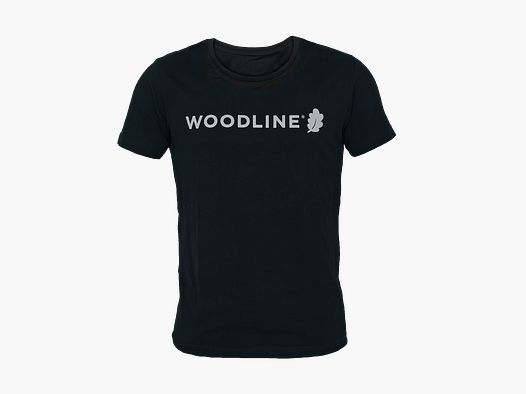 Woodline T-Shirt mit Woodline-Logo Schwarz - L