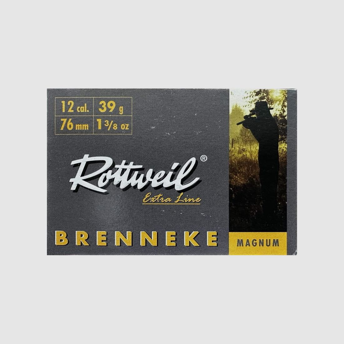 Rottweil-munitie 12/76 BRENNEKE MAGNUM 39 g