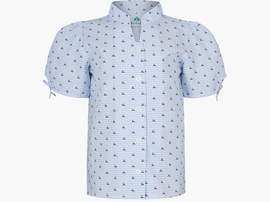 Blusa per ragazzi in azzurro