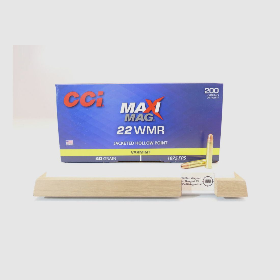 CCI MAXI Mag JHP 2,6g/40grs à200