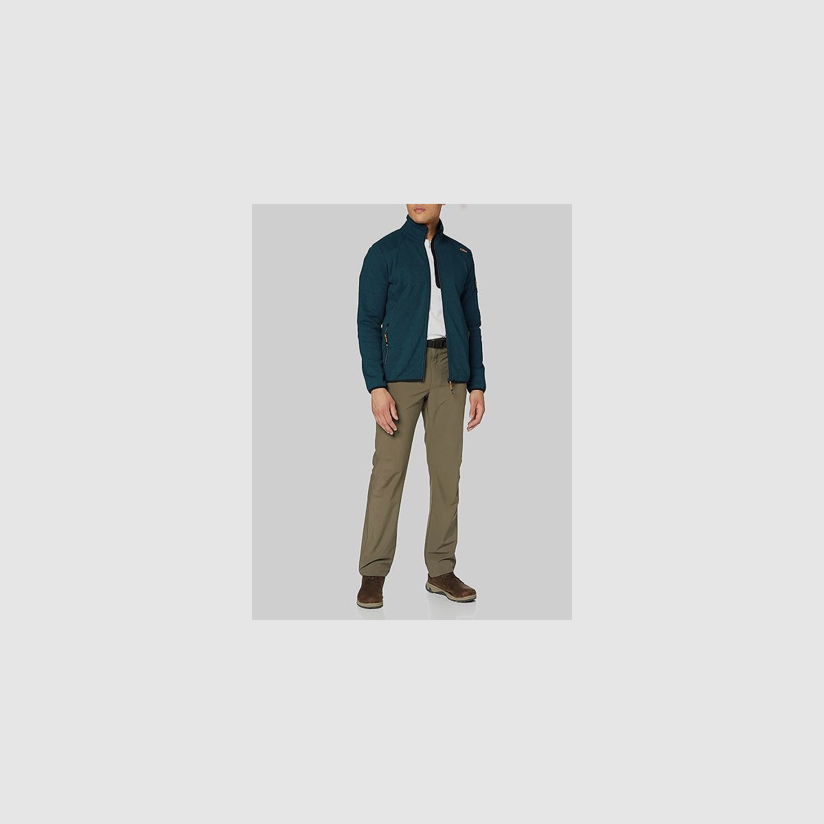 CMP Herren-Fleece Jacquard-Knit-Tech Grün