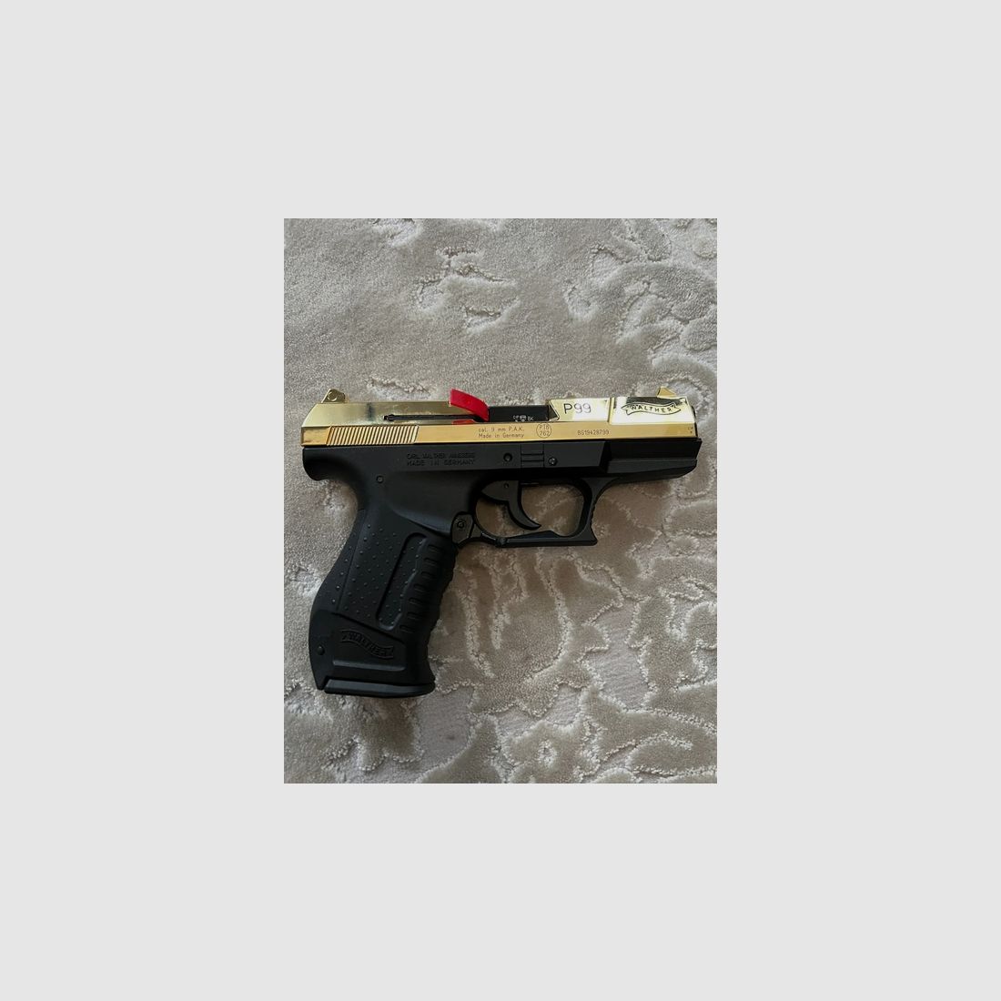 Walther P99 9mm P.A.K Sonderedition Gold