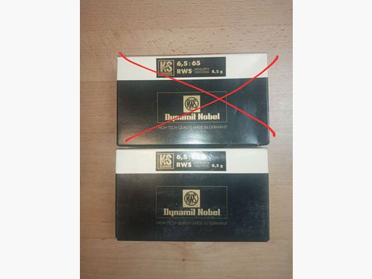 RWS, Dynamit Nobel 8,2g Kegelpunt