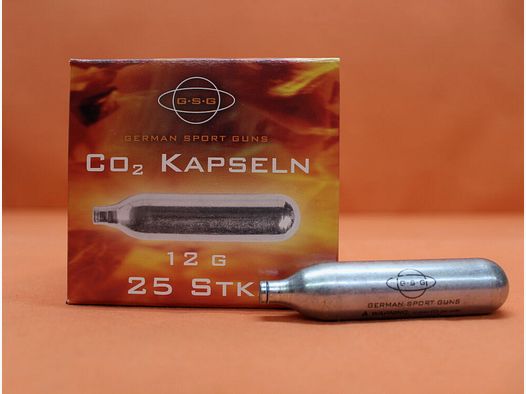 GSG German Sport Guns CO2-Kapsel 12 g GSG VE 25 Stück