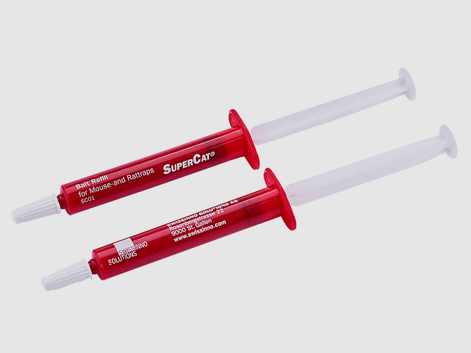 Replacement syringe 2-piece set for mouse trap Supercat