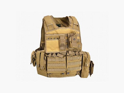 Defcon 5 Body Armor Carrier Set Plattentrger TAN
