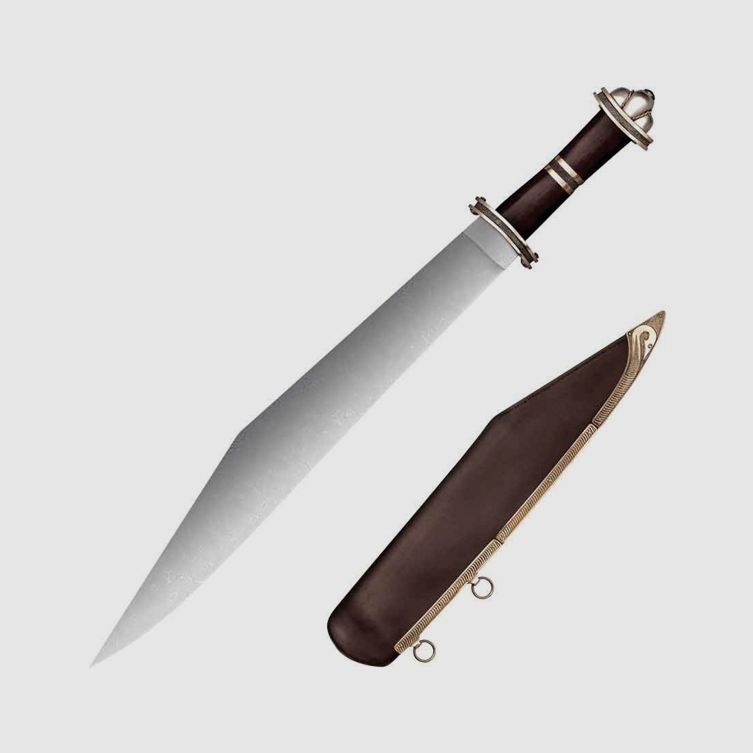 Cool Steel Langsax made of Damascus steel, very well maintained