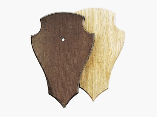 SHIELD FOR DEER TROPHIES OAK WOOD LIGHT