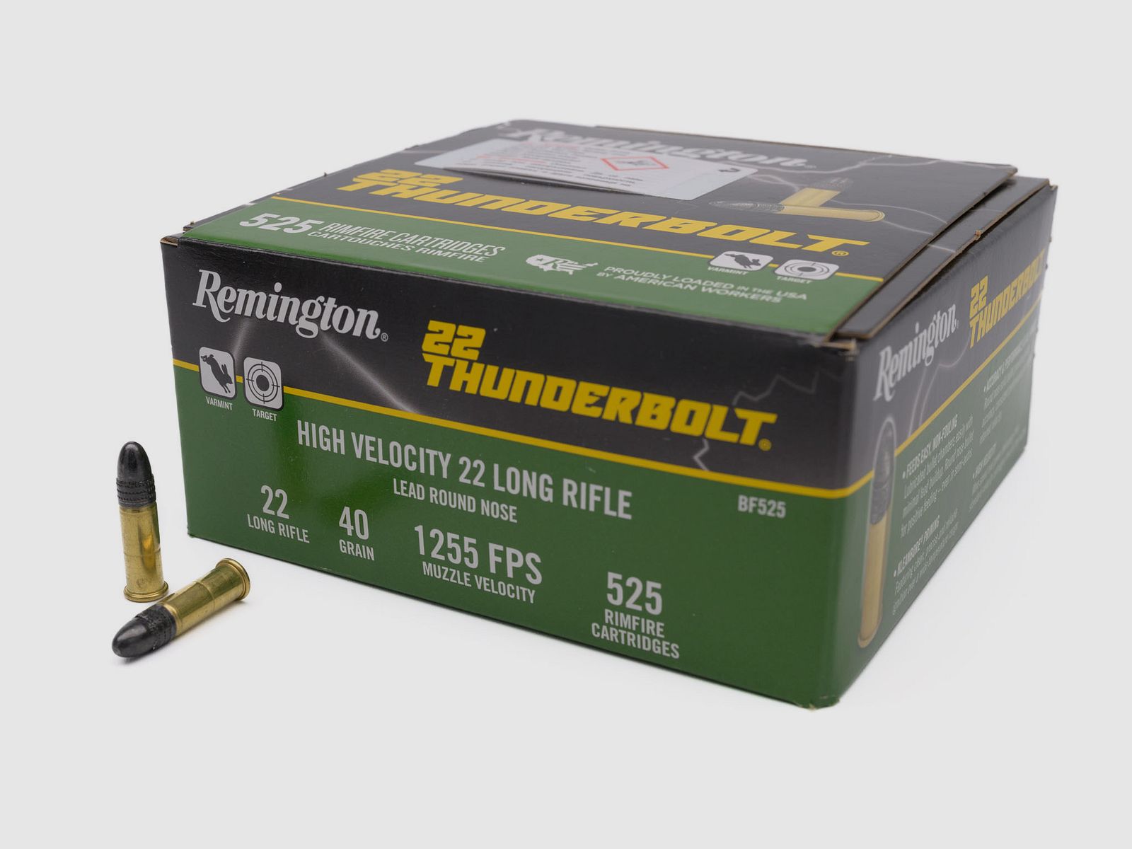 REMINGTON .22 LR Thunderbolt 40gr LRN - 525 Stück