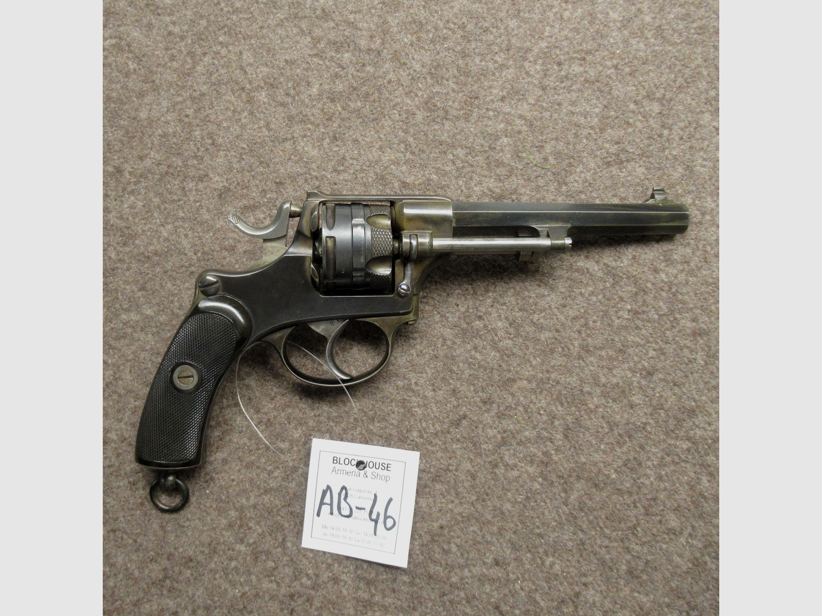AB-46 Revolver W+F Mod. 1878 Kal. 10.4mm, Bild 1 von 3