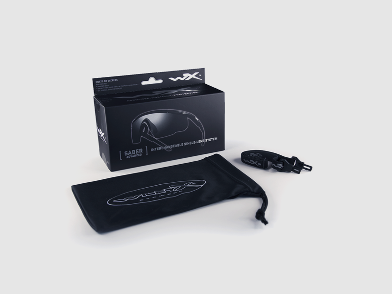 WILEY X Taktische Brille mit ballistischem Schutz Mod. SABER, Bild 2 von 2