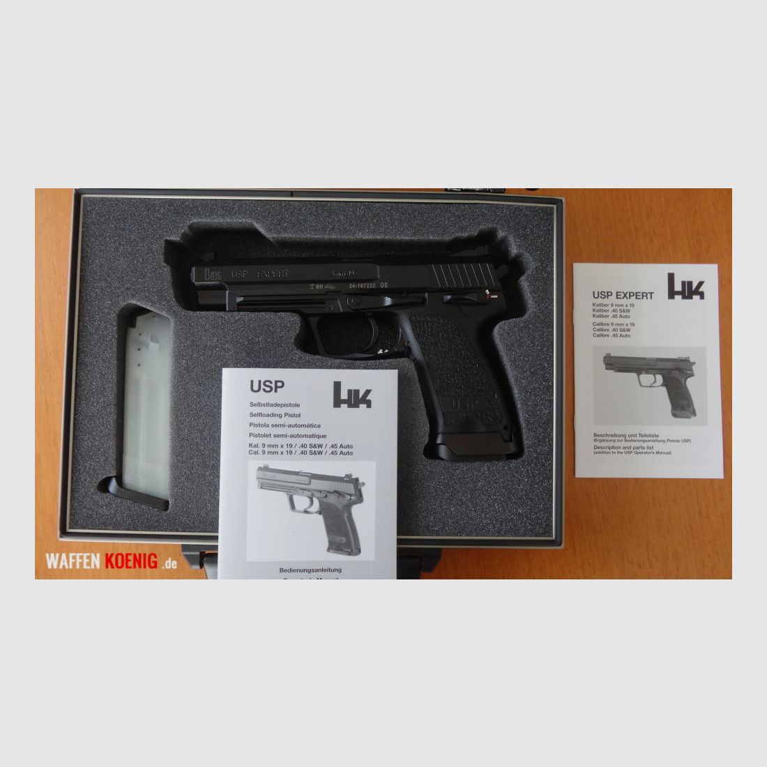 Heckler & Koch pistol: Heckler & Koch, USP Expert Cal. 9mm
