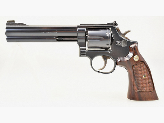 SMITH & WESSON Revolver Modell 586 mit 6" Lauf Kaliber .357 Magnum