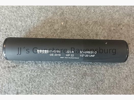 Schalldämpfer Brügger&Thomet HR 22 für Kaliber .22 Ohne