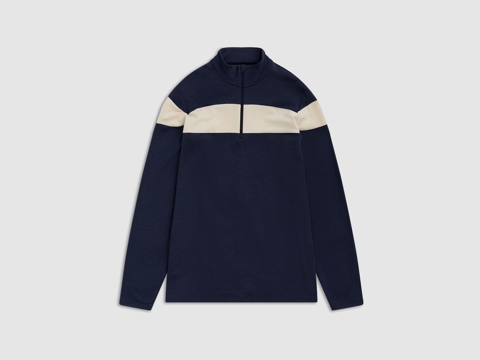 Bergans Uldal Half-Zip Wool Sweater Men Dark Navy/Cream XL