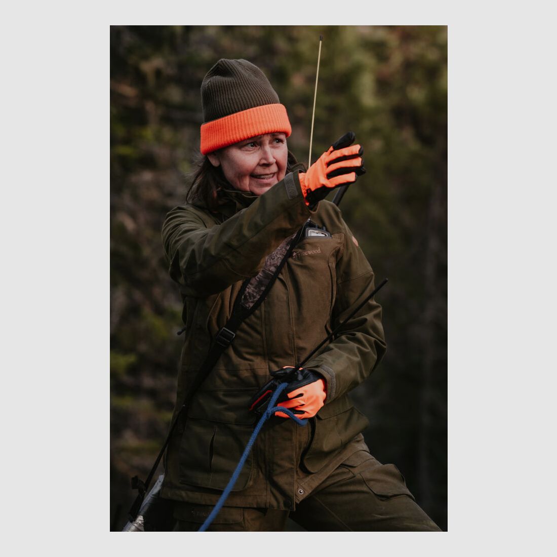 RĘKAWICE PINEWOOD FURUDAL HUNTERS 1147 - Pomarańczowy/Czarny, zdjęcie 34 z 42
