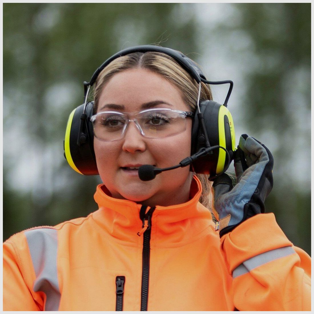 3M Peltor WS Alert X vert néon avec protection auditive Bluetooth