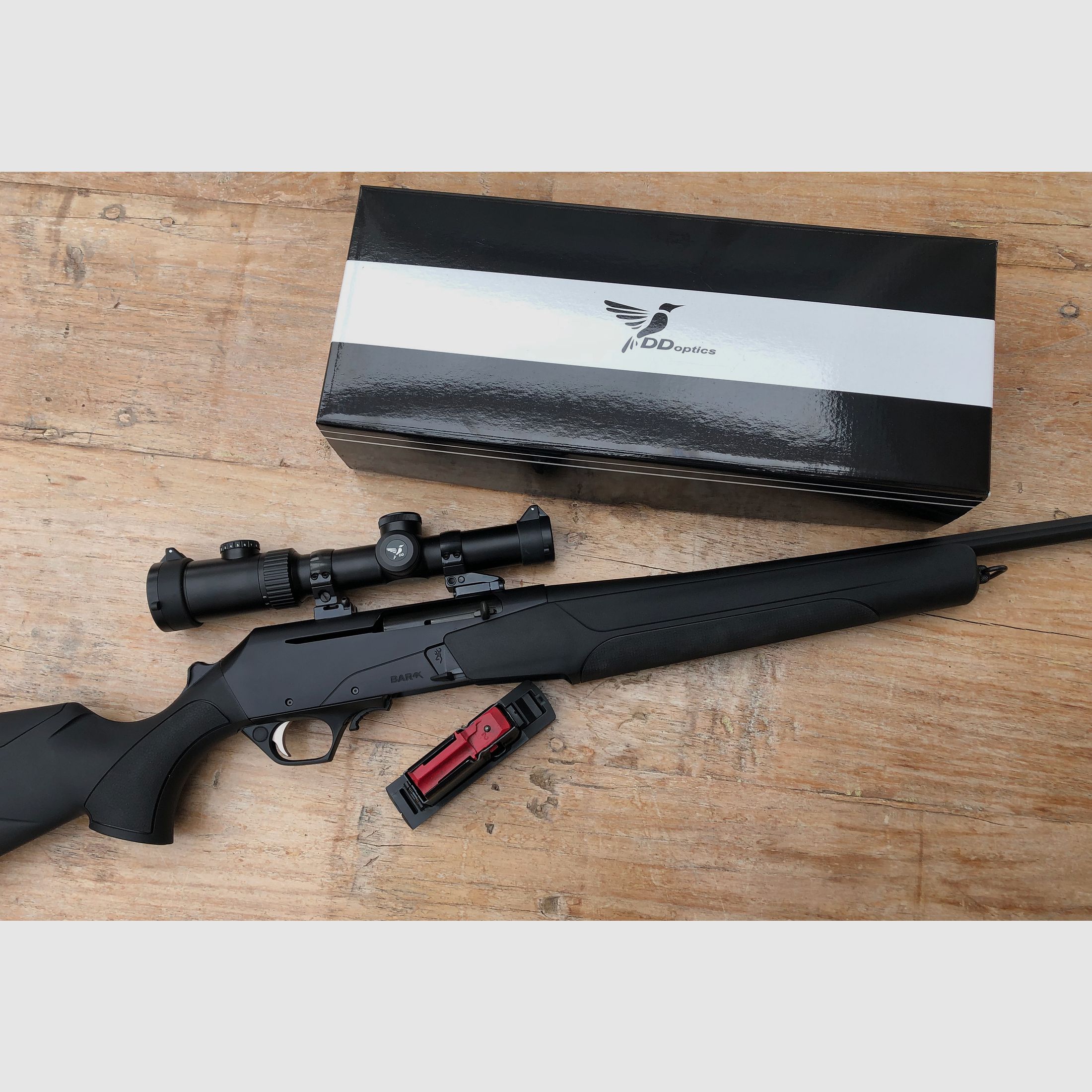 Wie neu, nur eingeschossen: Browning BAR 4x Hunter .308 mit DDOptics Drückjagdglas