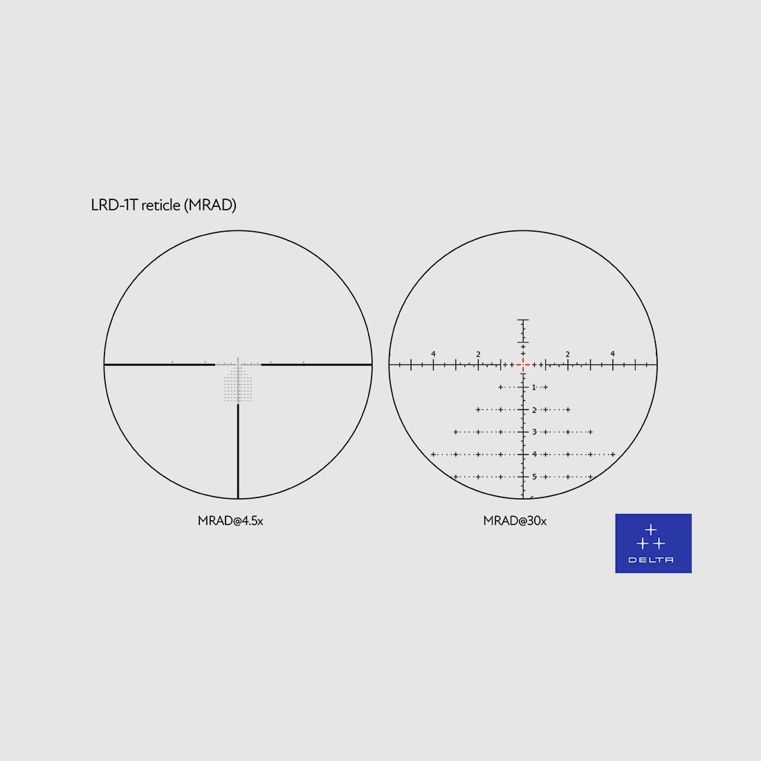 Delta Optical Stryker HD 4.5-30×56 FFP LRD-1T