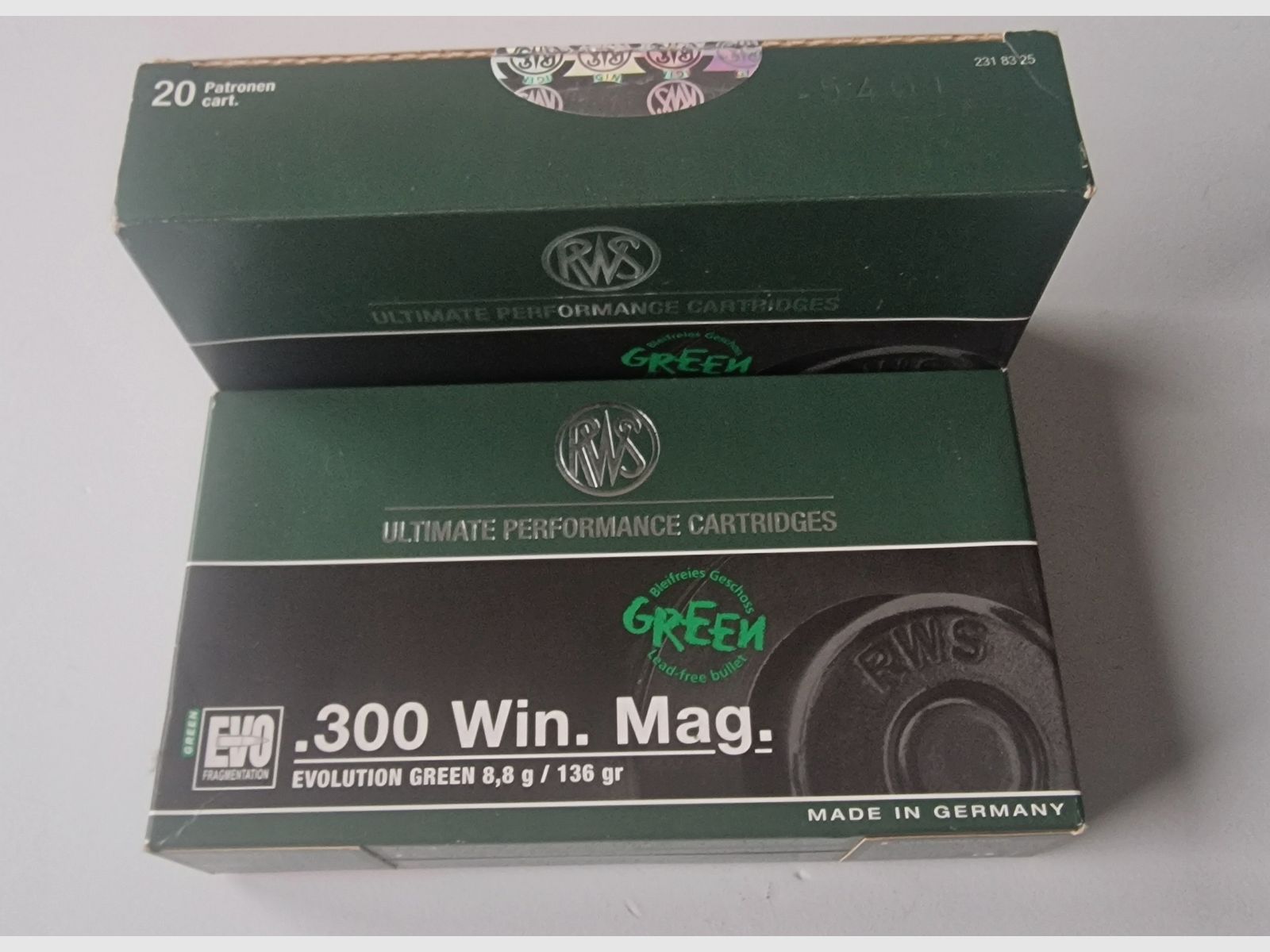 .300 WinMag RWS Evolution Green 136gr
