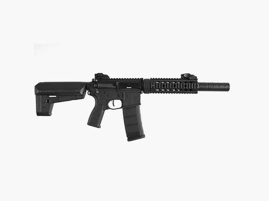 AR15 SilentOps 7 inch CHARLIE Zwart S-AEG Airsoft Geweer Vrij vanaf 18 Jaar | Delta Armory