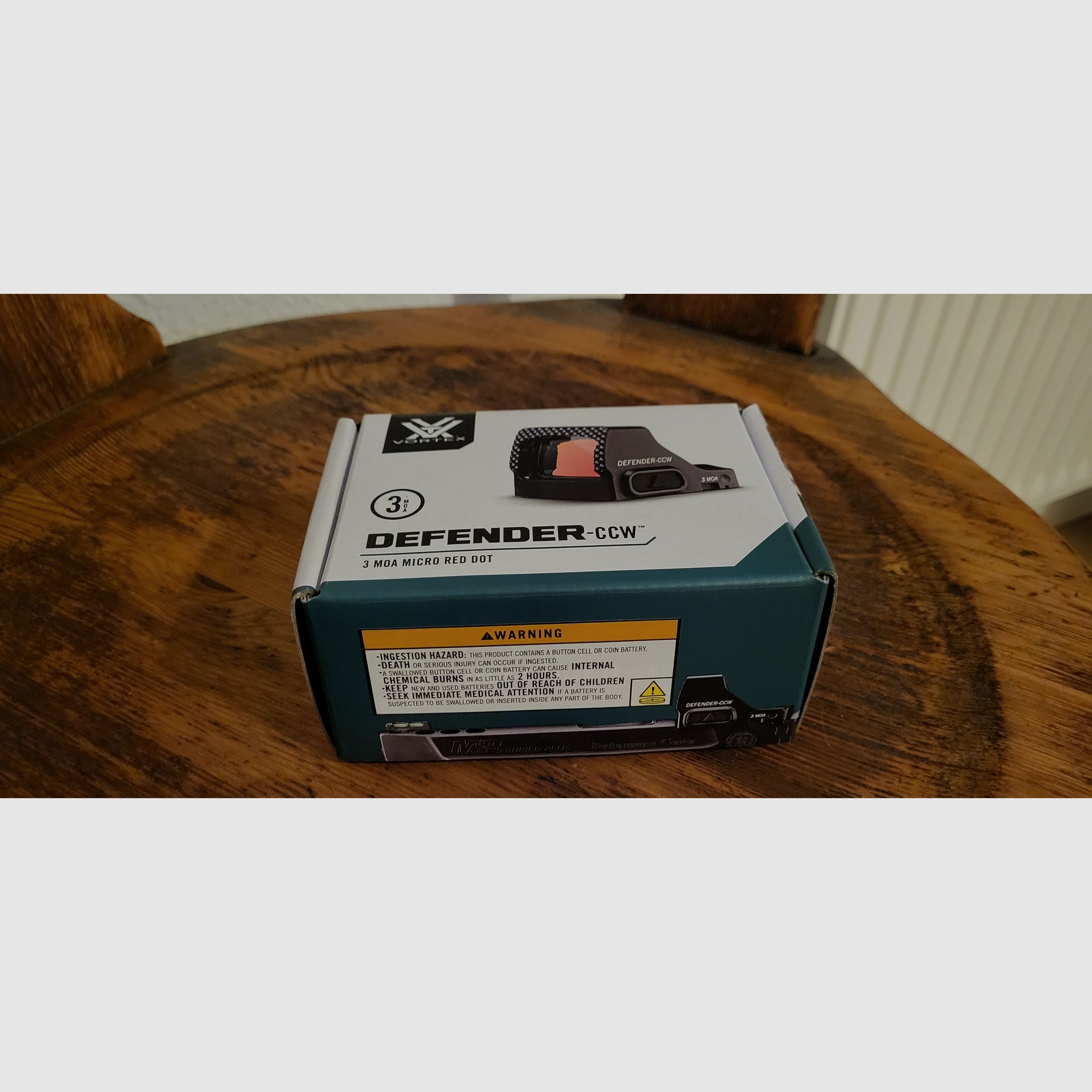 Vortex Defender CCW Roodpunt 3 MOA - nieuw