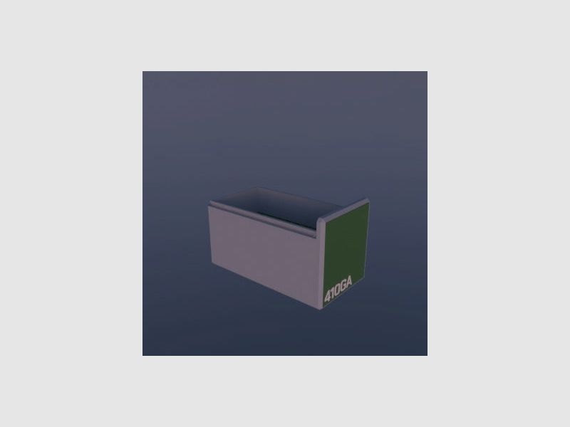 Filamelt Munitionsbox / .410 GA / ‘Schiebedeckel’ / Patronenbox, Ammo Box