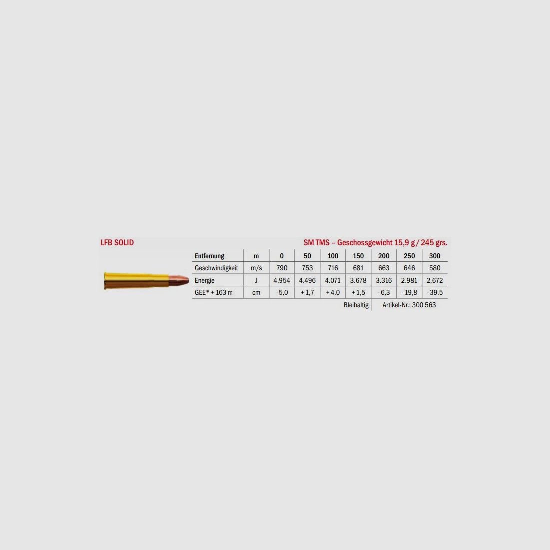 LFB Solid 10.3×60 R SM TMS 15.9g, image 2 sur 2