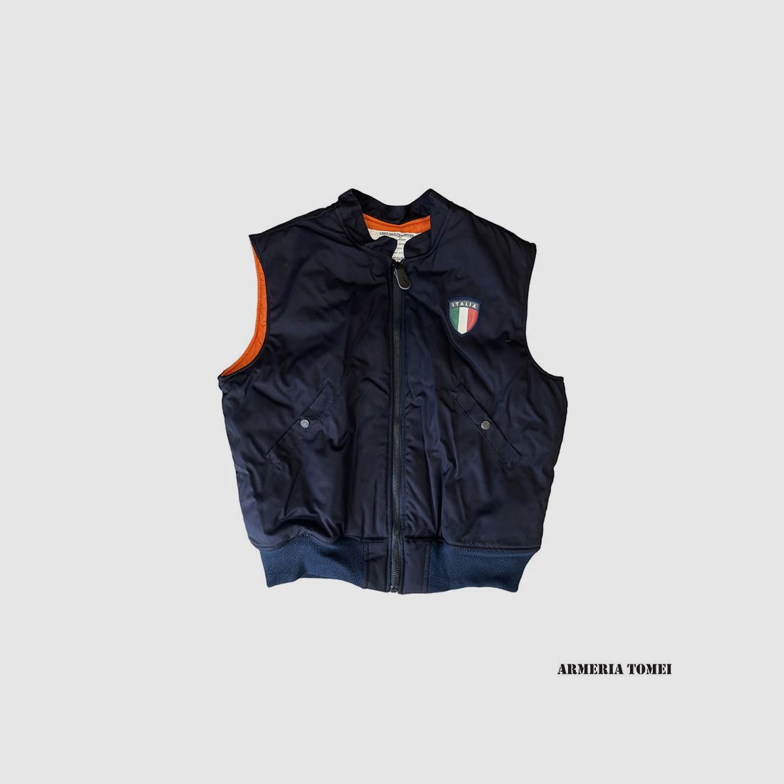 Quilted Flight Vest (Blue)
