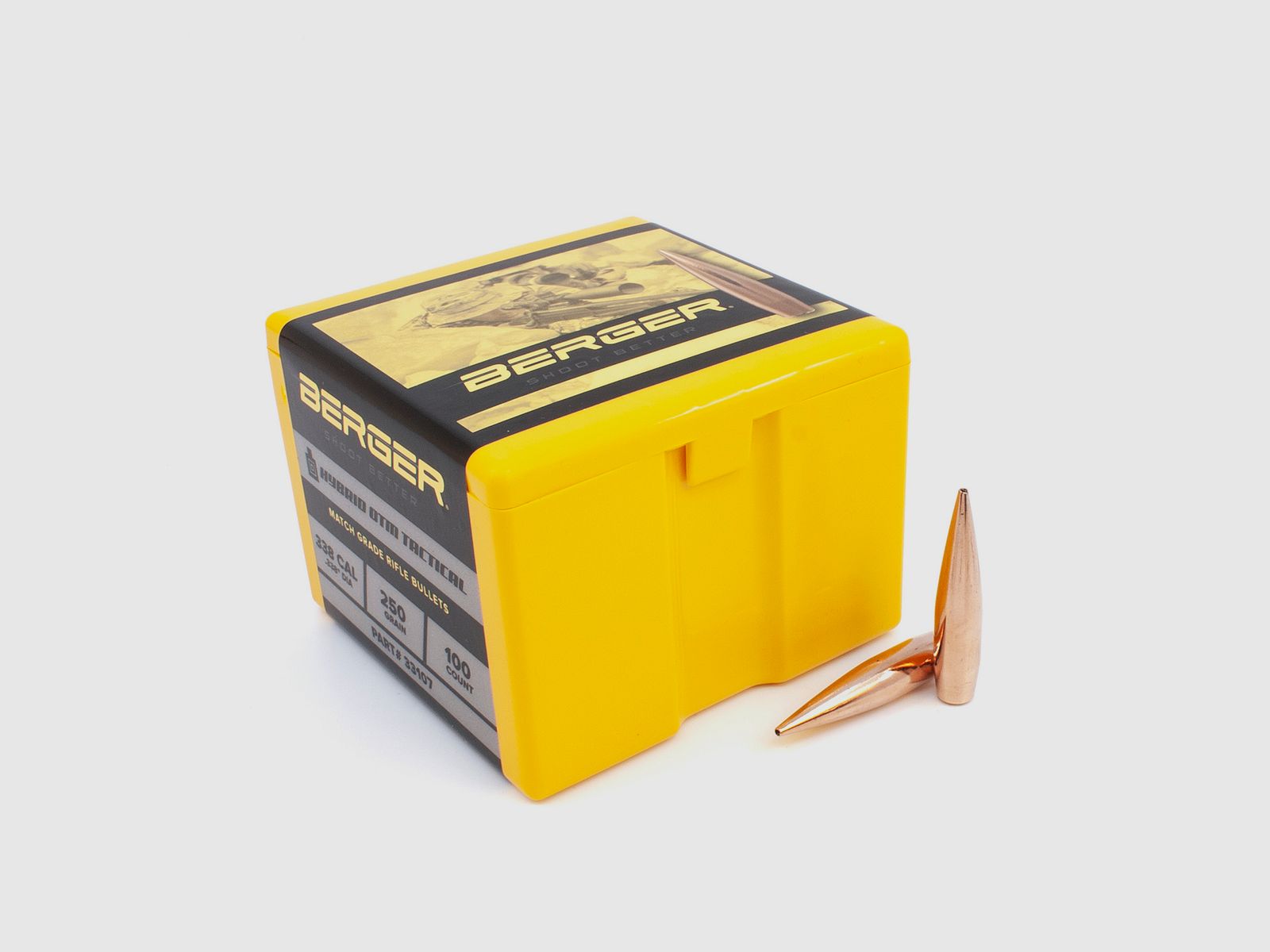 Berger Geschoss .338 Hybrid OTM Tactical 250GR 100 Stück