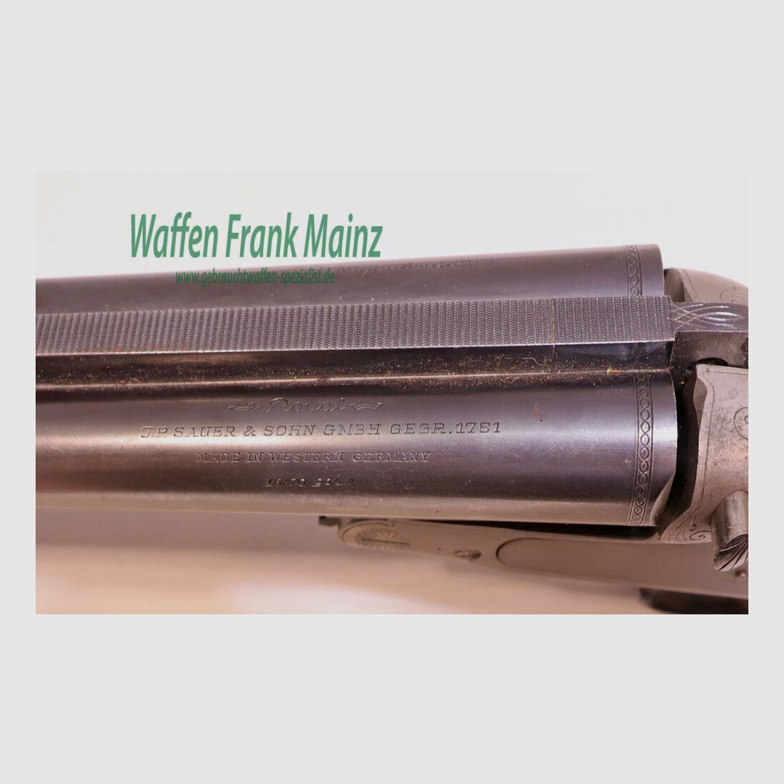 Sauer et Fils/Eckernförde Royal (fini blanc)/Verrou latéral