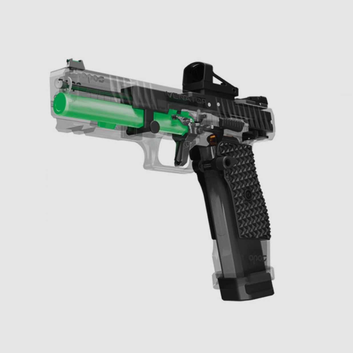 Pistola OPOS Mod. Venator -4,6' 9mm Luger, imagen 2 de 4