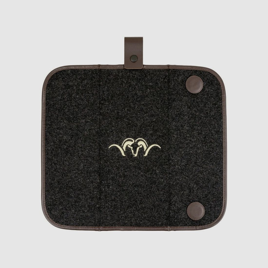 Blaser Sitzkissen Loden und Leder