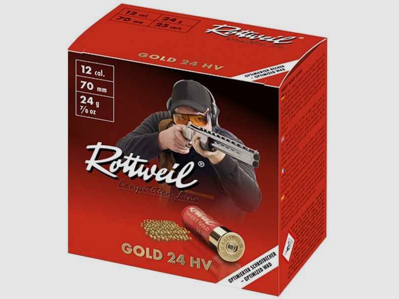 Rottweil 12/70 Gold HV Sport 24 2,2mm - 24g